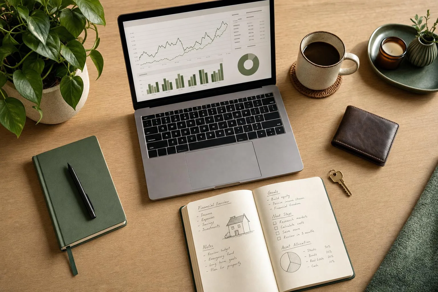 Person reviewing tax documents and financial calculations